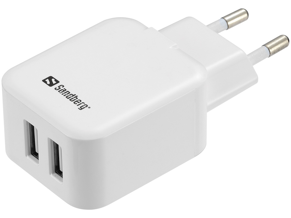 [500811440006] Sandberg AC Charger Dual USB 2.4+1A EU