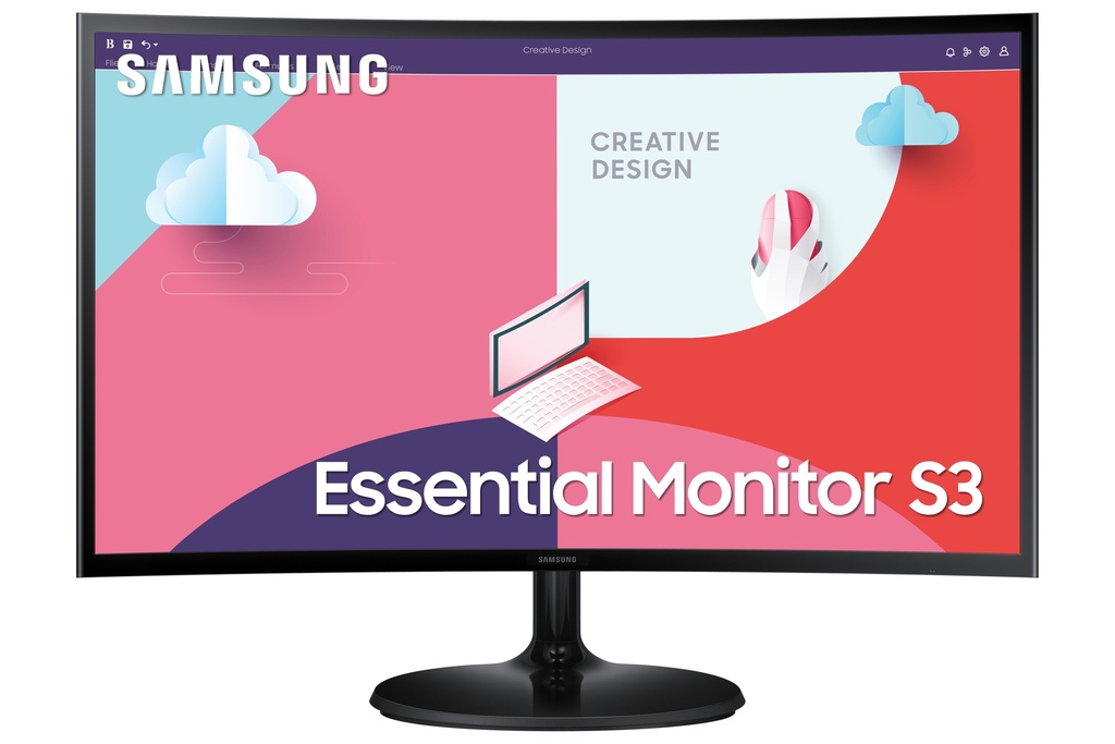 [600056440614] Samsung 27" Essential Monitor S3 S36C FHD