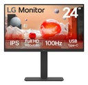 LG 24BA750-B computer monitor 60,5 cm (23.8") 1920 x 1080 Pixels Full HD LCD Zwart