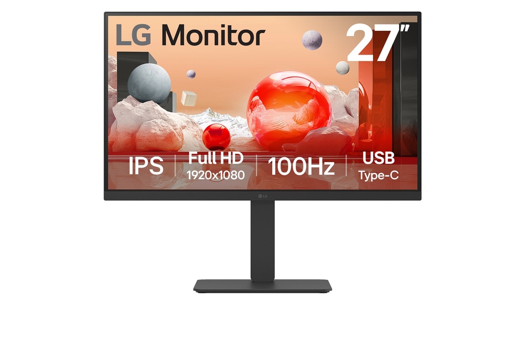 [600186440046] LG 27BA650-B computer monitor 68,6 cm (27") 1920 x 1080 Pixels Full HD LCD Zwart