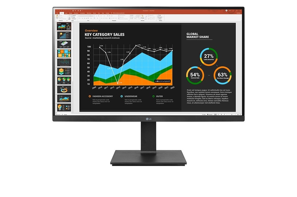 LG 27BQ75QB-B computer monitor 68,6 cm (27") 2560 x 1440 Pixels Quad HD LCD Zwart