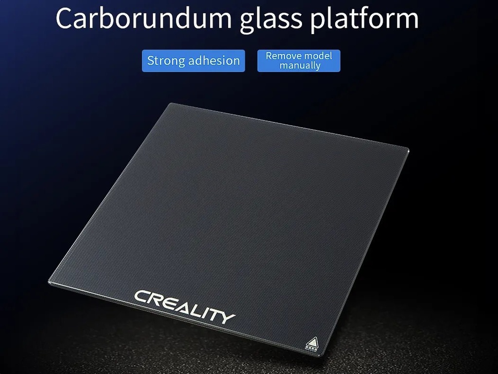 [600894440213] CREALITY CARBORUNDUM GLASS PLATFORM