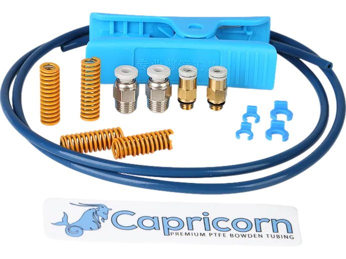[600894440224] CREALITY CAPRICORN TEFLON TUBE AND PNEU FITTINGS