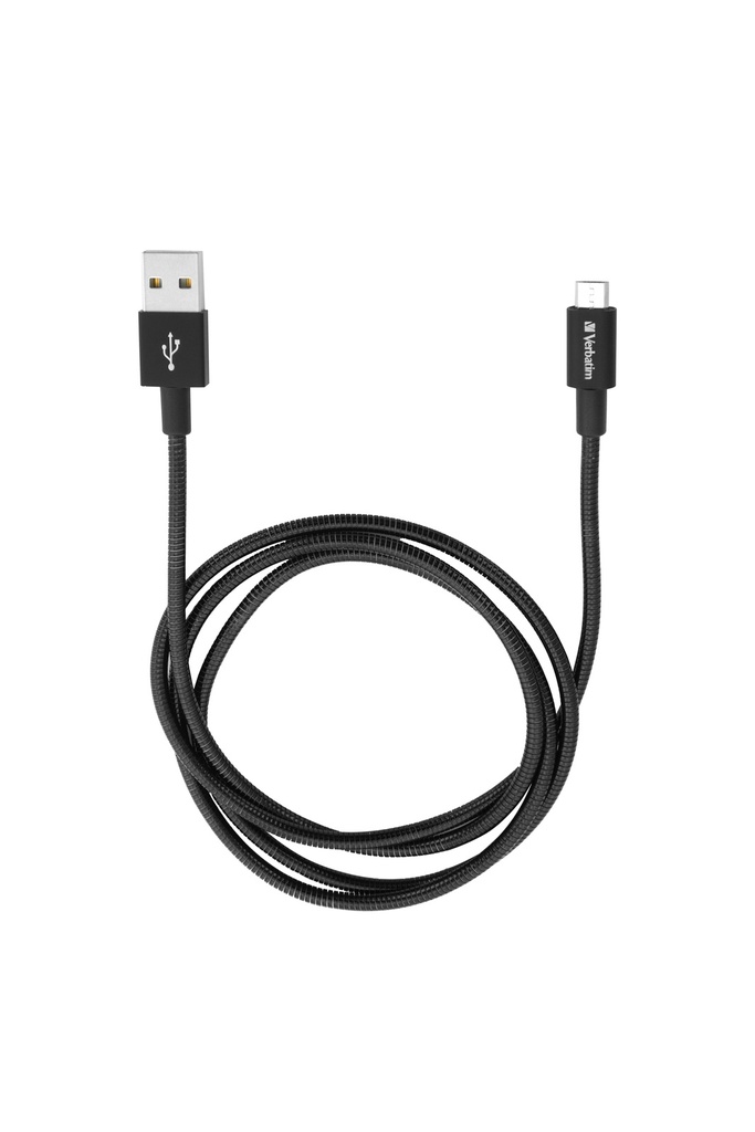 [670076440002] Verbatim Micro-USB synchronisatie- & oplaadkabel van 100 cm zwart