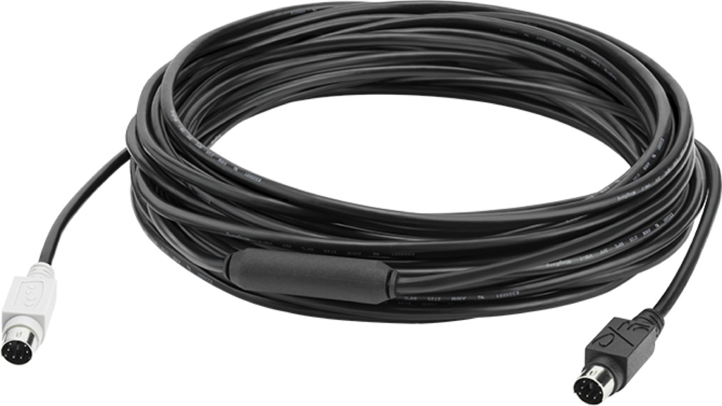 [670596440003] Logitech 939-001487 PS/2-kabel 10 m 6-p Mini-DIN Zwart