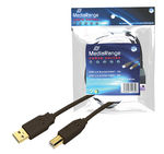 [670604440002] MediaRange MRCS103 parallelle kabel Zwart 3 m
