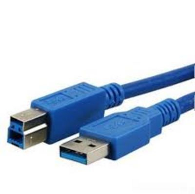 MediaRange MRCS149 USB-kabel USB 3.2 Gen 1 (3.1 Gen 1) 3 m USB A USB B Blauw