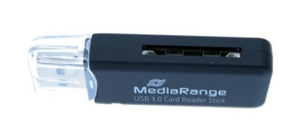 [670604440015] MediaRange MRCS507 geheugenkaartlezer USB 3.2 Gen 1 (3.1 Gen 1) Intern Zwart