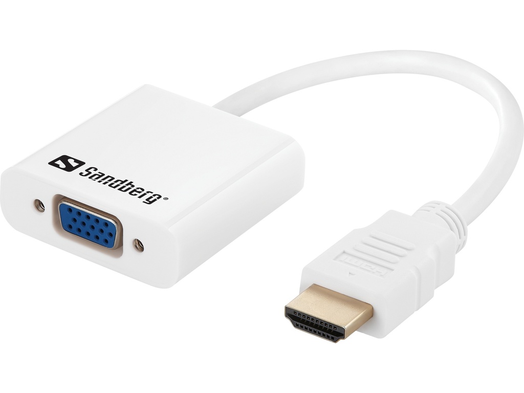 [670811440006] Sandberg HDMI to VGA+Audio Converter