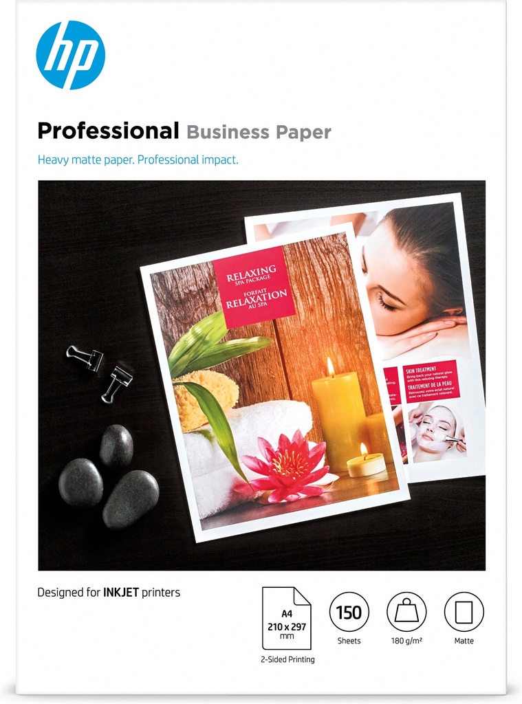 [800025440057] HP Professional Business Paper, mat, 180 g/m2, A4 (210 x 297 mm), 150 vellen