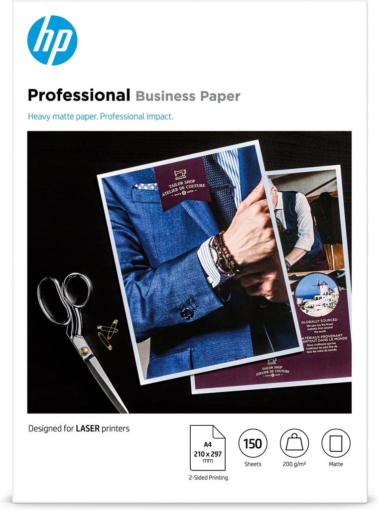 [800025440058] HP Professional Business Paper, mat, 200 g/m2, A4 (210 x 297 mm), 150 vellen