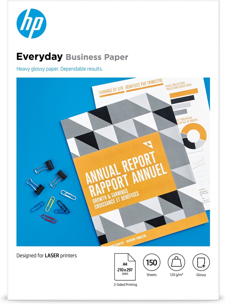 [800025440060] HP Everyday Business Paper, glanzend, 120 g/m2, A4 (210 x 297 mm), 150 vellen