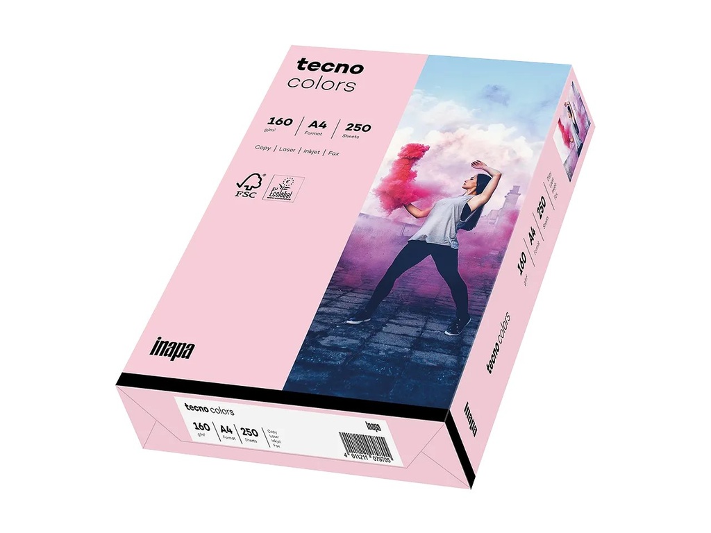 [800848440005] OVOL TECNO COLORS HELLROSA COPIER PAPER A4