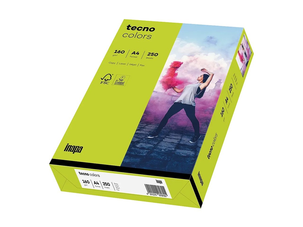 [800848440008] OVOL TECNO COLORS LEUCHTENDGRUEN PAPER A4