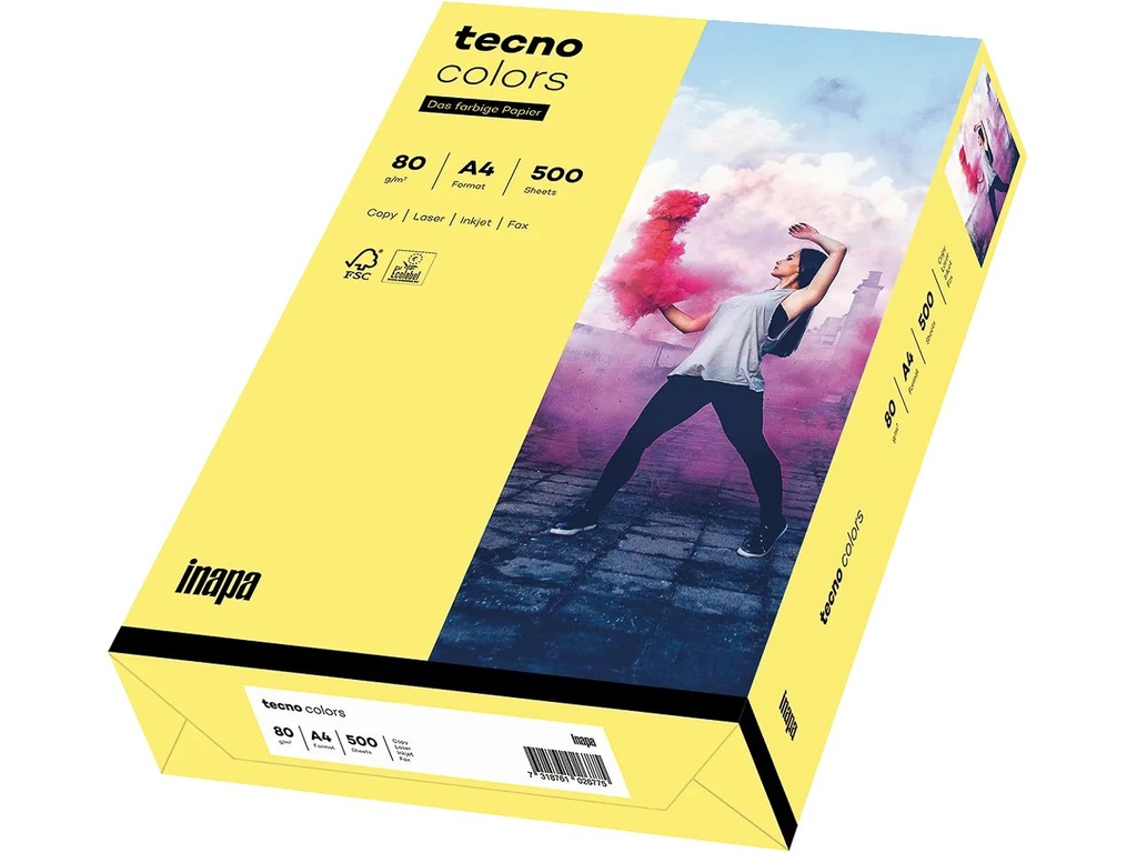 [800848440024] OVOL TECNO COLORS MITTELGELB COPIER PAPER A4