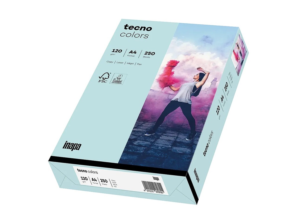 [800848440035] OVOL TECNO COLORS LIGHT BLUE COPIER PAPER A4