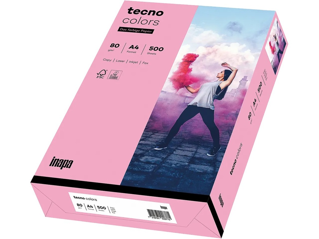 [800848440038] OVOL TECNO COLORS ROSA COPIER PAPER A4