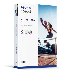 [800848440057] inapa-tecno tecno speed papier voor inkjetprinter A3 (297x420 mm) 500 vel Wit