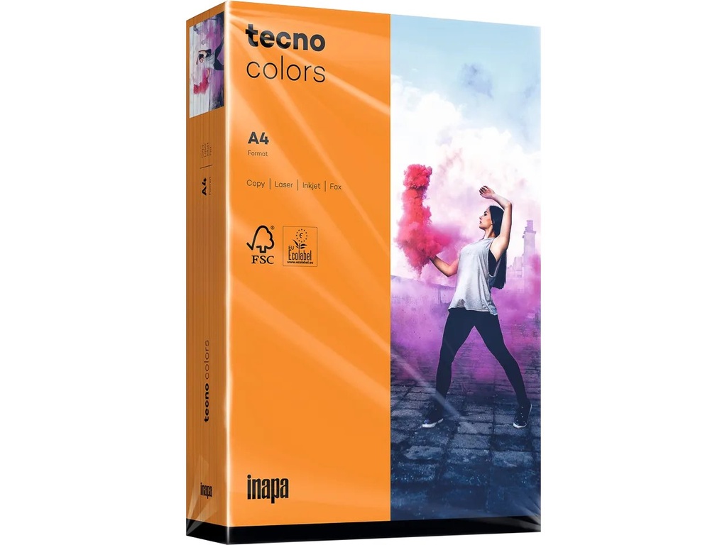[800848440067] OVOL TECNO COLORS INTENSE ORANGE COPIER PAPER