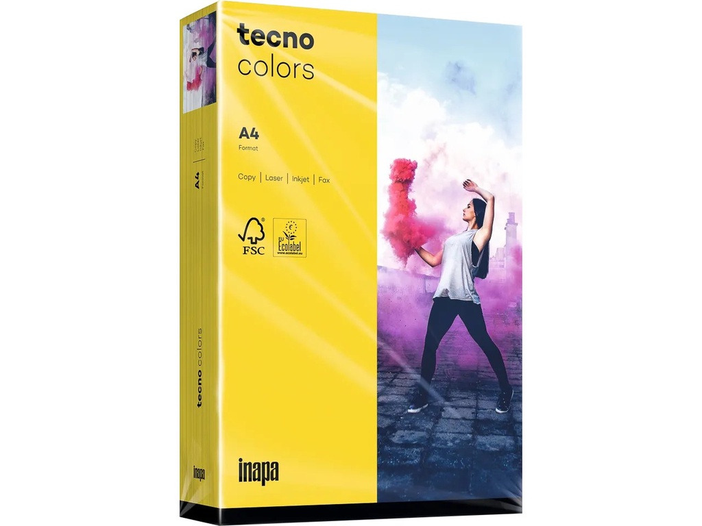 [800848440070] OVOL TECNO COLORS INTENSE YELLOW COPIER PAPER