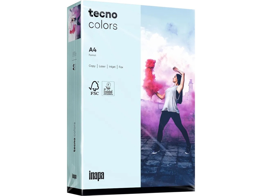 [800848440072] OVOL TECNO COLORS LIGHTBLUE COPIER PAPER A4