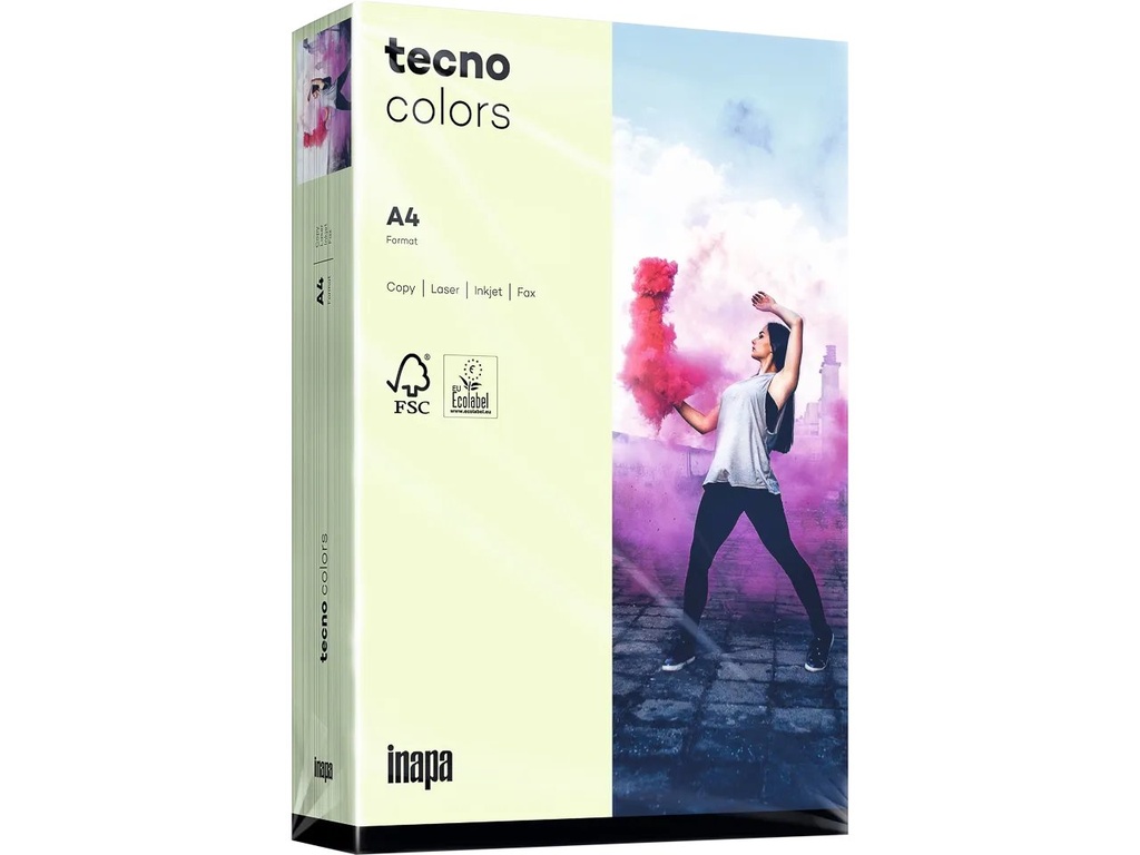 [800848440073] OVOL TECNO COLORS LIGHTGREEN COPIER PAPER A4
