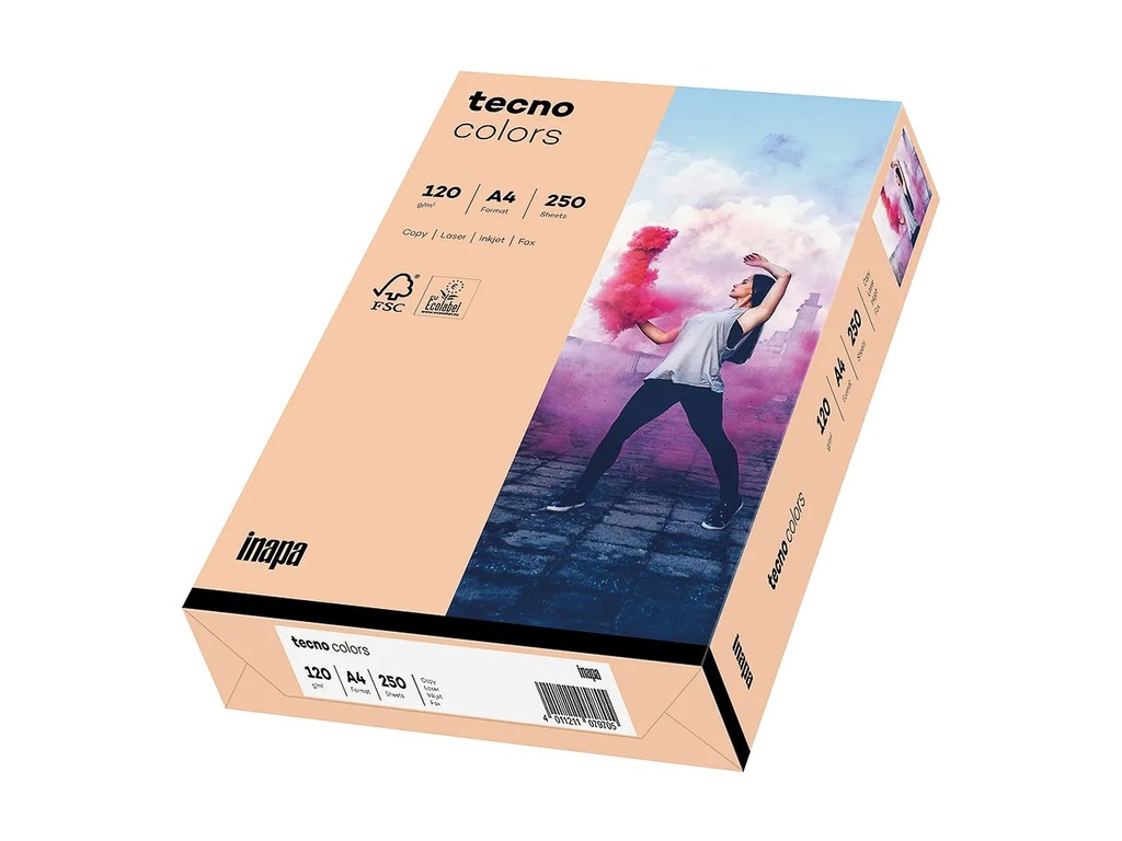 [800848440077] OVOL TECNO COLORS LACHS COPY PAPER A4