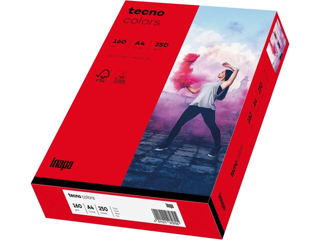 [800848440085] OVOL TECNO COLORS INTENSIVROT COPIER PAPER A4