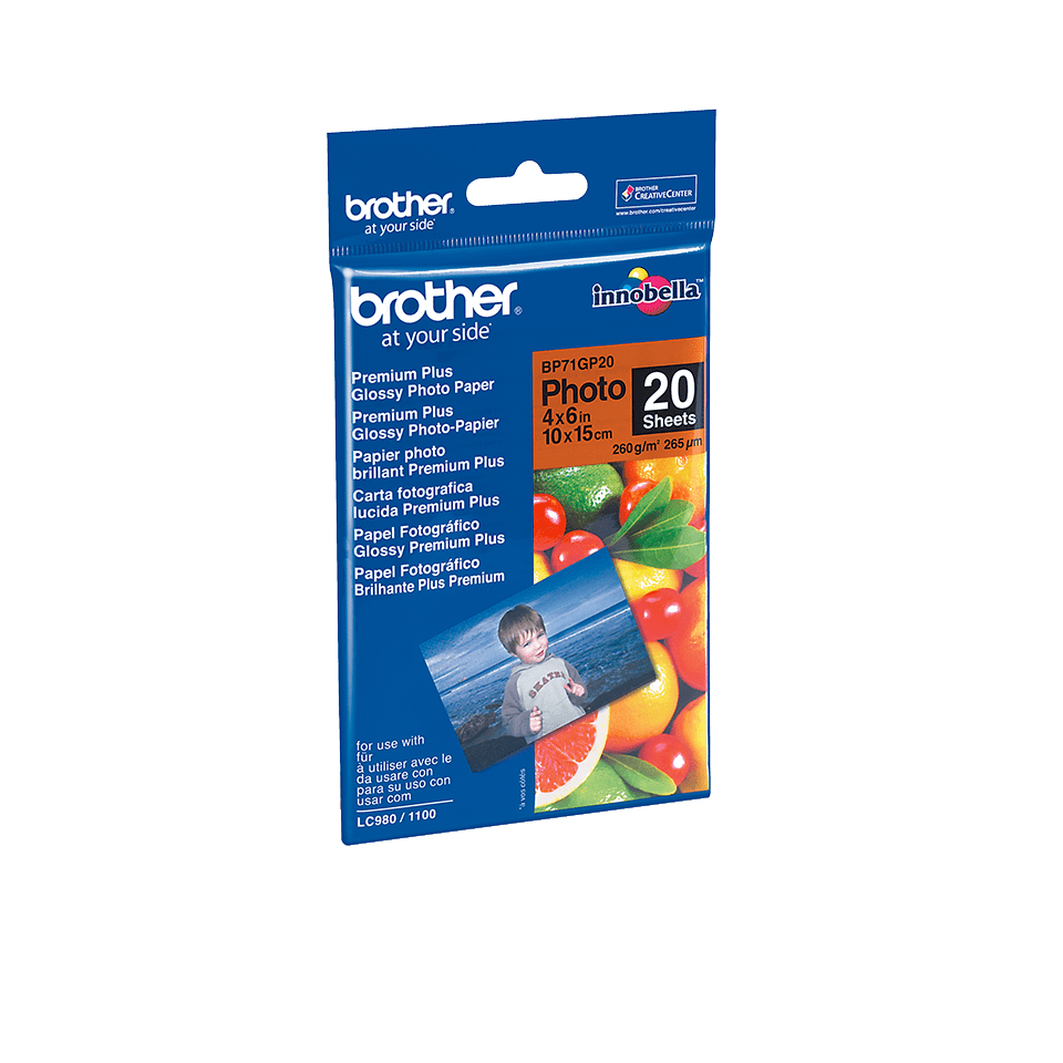 [802005440005] Brother BP-71GP20 Wit