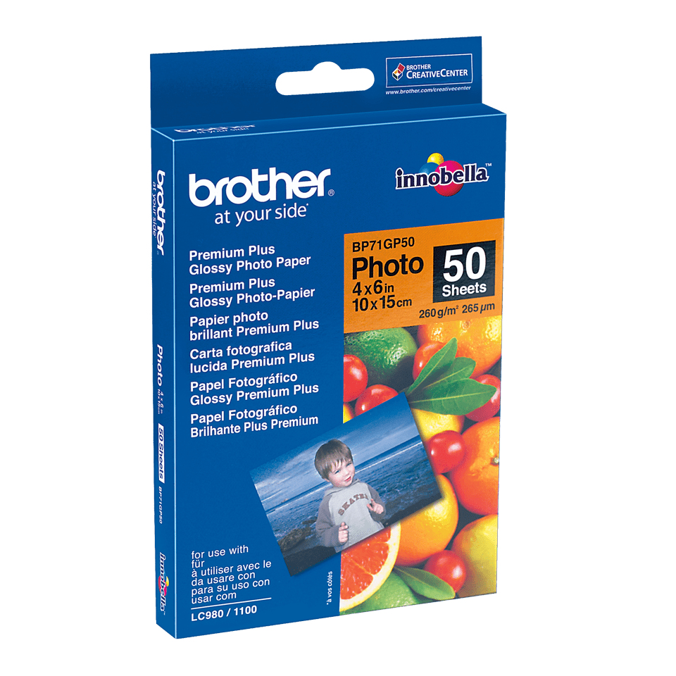 [802005440006] Brother BP-71GP50 Wit