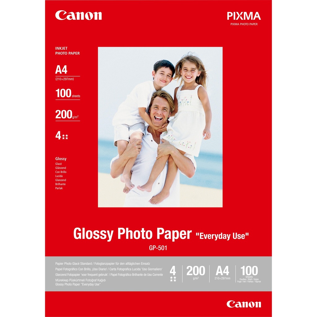 [802008440074] Canon 0775B001 pak fotopapier A4 Glans