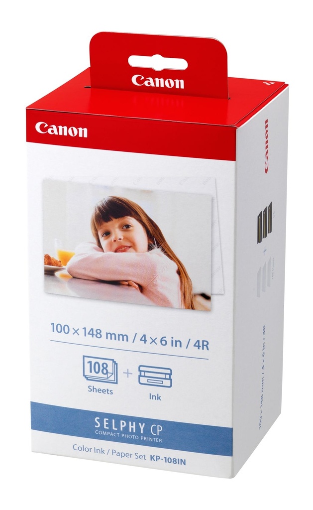 [802008440092] Canon KP-108IN Rood, Wit