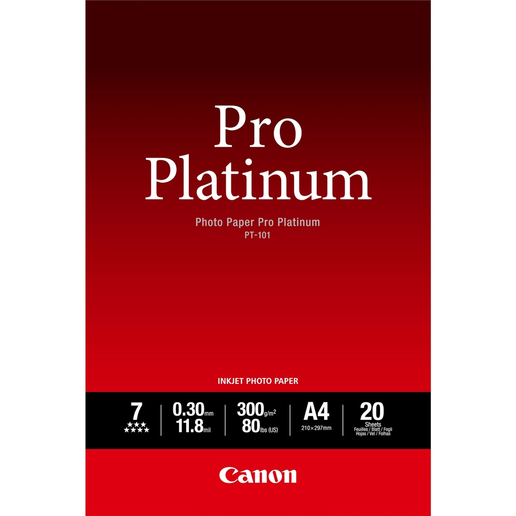 [802008440100] Canon 2768B016 pak fotopapier Zwart Hoogglans