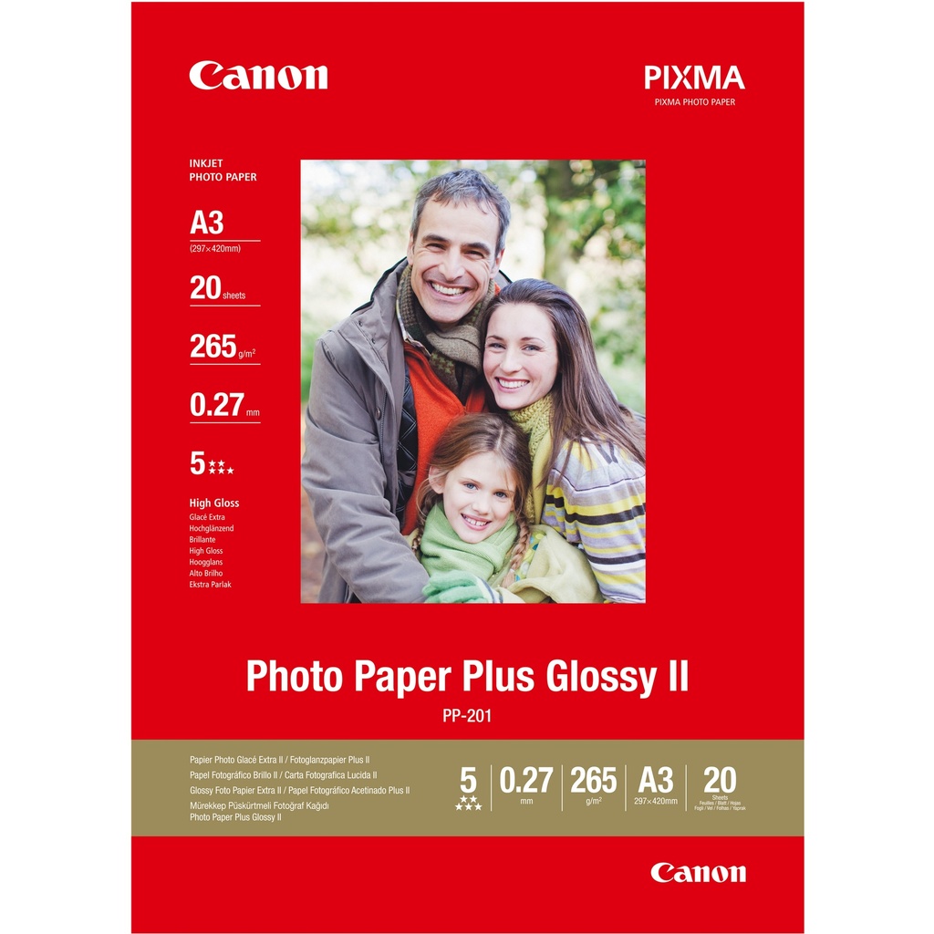 [802008440109] Canon 2311B020 pak fotopapier A3 Hoogglans