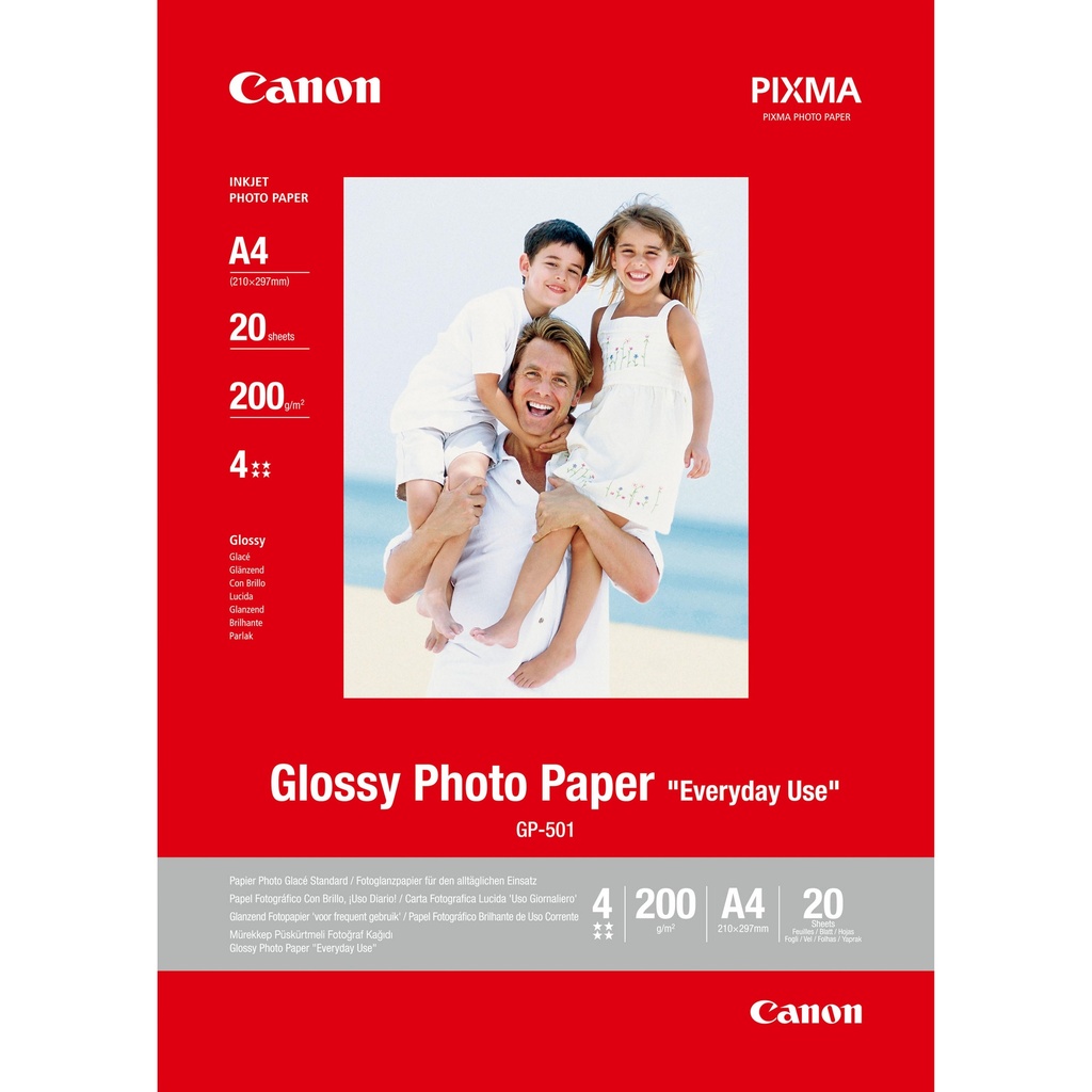 Canon 0775B082 pak fotopapier A4 Glans
