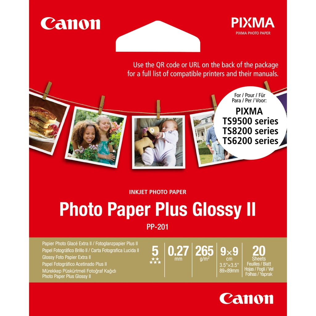 [802008440134] Canon 2311B070 pak fotopapier Wit Glans