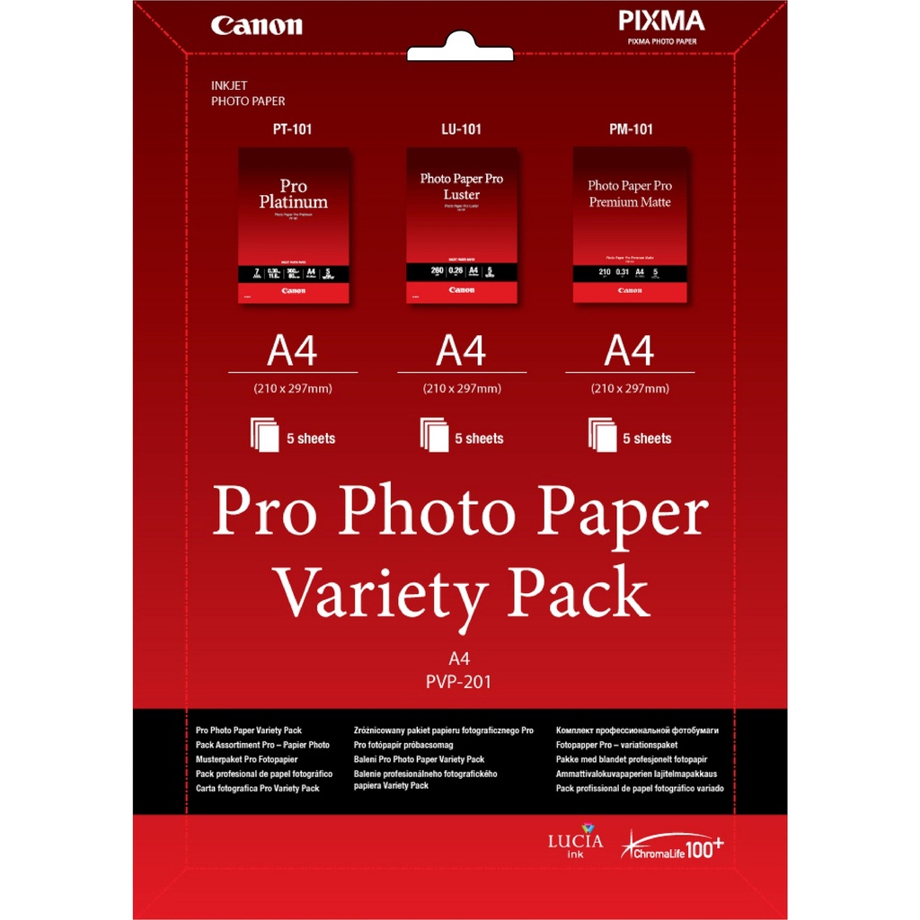 [802008440140] Canon 6211B021 pak fotopapier A4 Wit