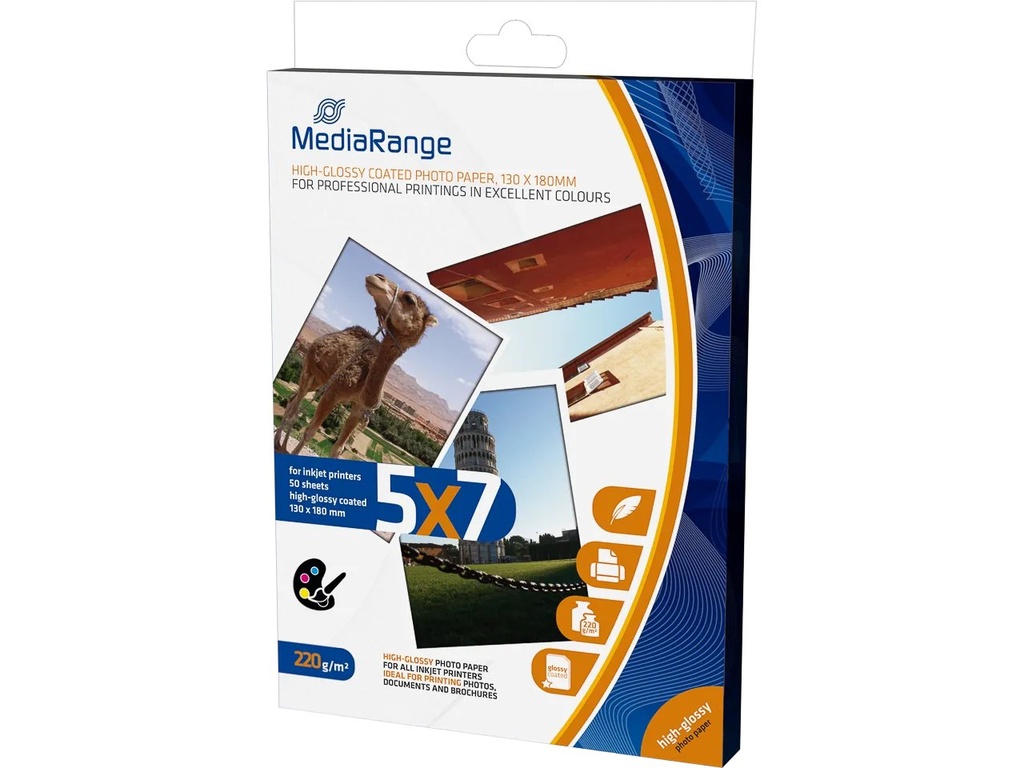 [802604440009] MEDIARANGE MRINK114 MEDIARANGE photo paper 13x18cm