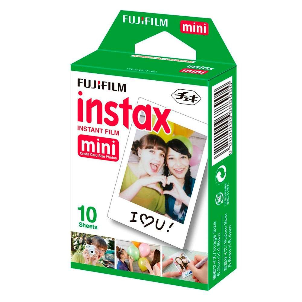 [802725440003] Fujifilm Instax Mini instant picture film 10 stuk(s) 54 x 86 mm