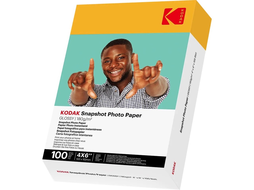 [802742990010] KODAK SUPPLIES 185Z001660 KODAK photo paper 10x15cm 100