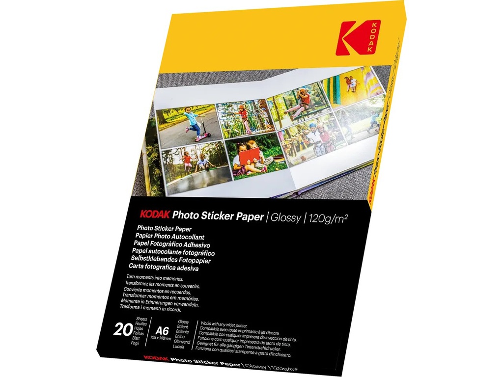 KODAK SUPPLIES 185Z001560 KODAK photo paper 10x15cm 20