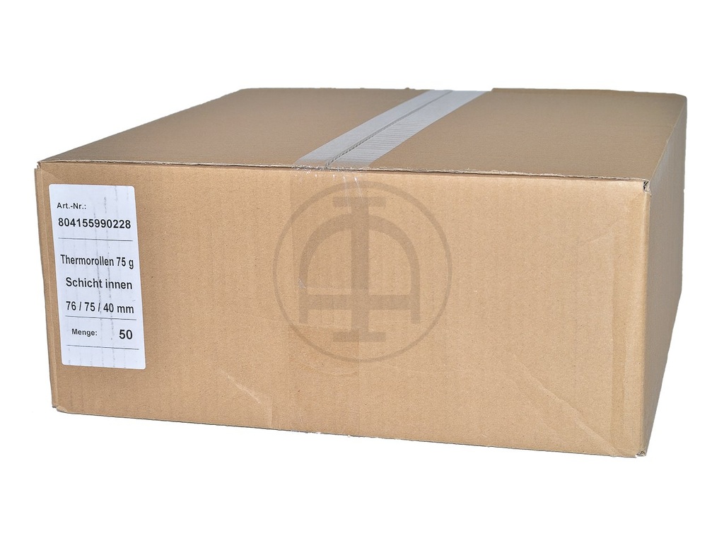 [804155990228] BONROLLEN thermal roll 76x75x40mm 35metre white