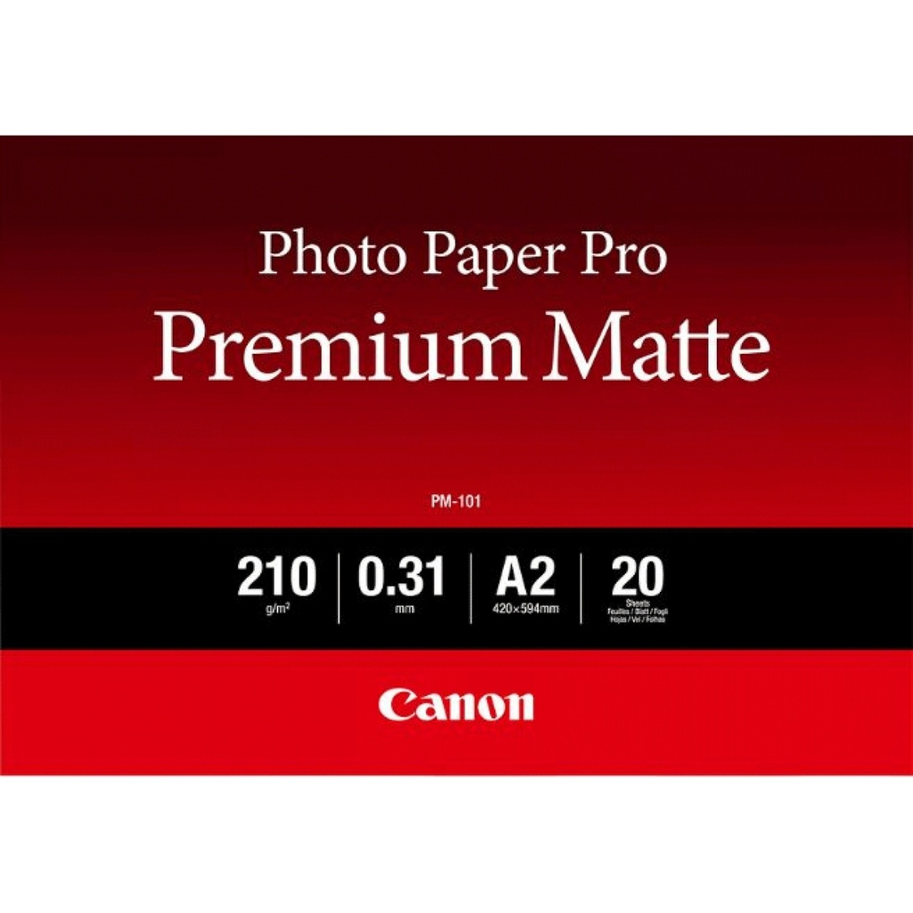 Canon 8657B017 pak fotopapier A2 Wit Mat