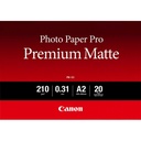 Canon 8657B017 pak fotopapier A2 Wit Mat