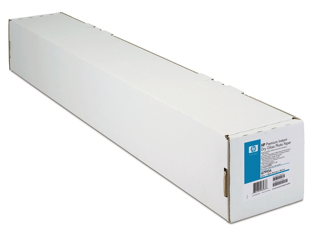 HP Premium Instant-dry Gloss Photo Paper-914 mm x 30.5 m (36 in x 100 ft)