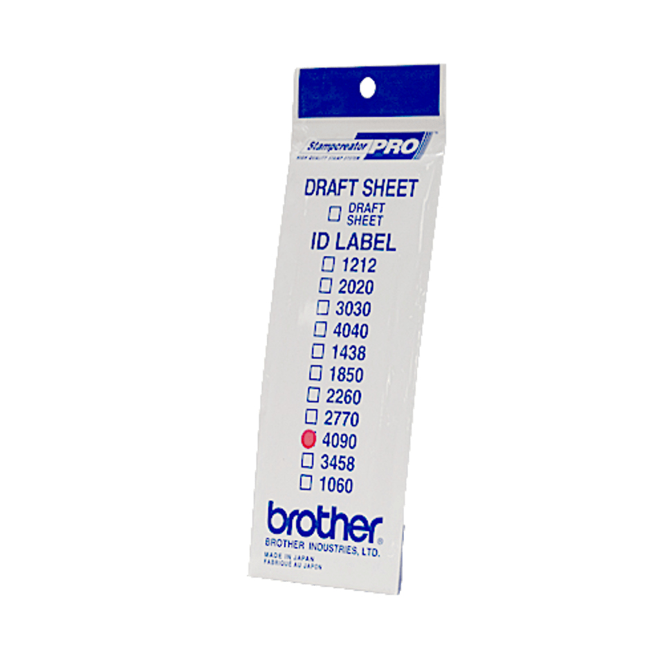 [850005440019] Brother ID4090 printeretiket Wit