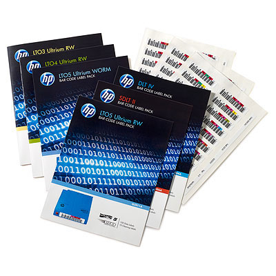 HPE Q2013A label voor opslagmedia Zelfklevend label 110 stuk(s)