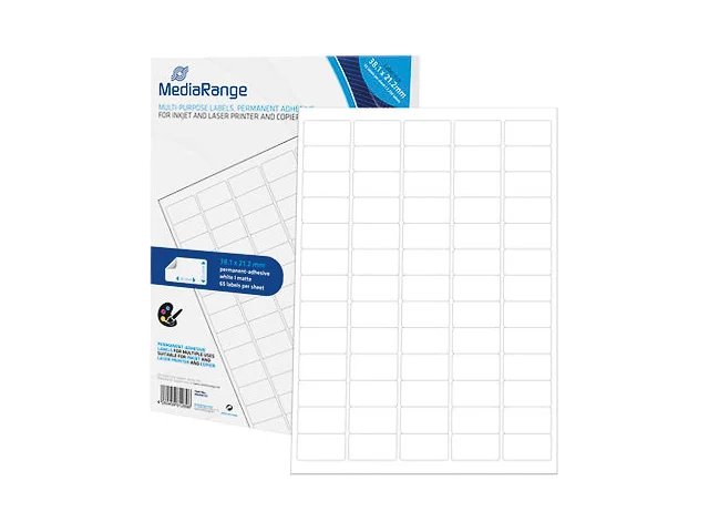 [850604440012] MEDIARANGE MRINK151 MEDIARANGE label 38,1x21,2mm