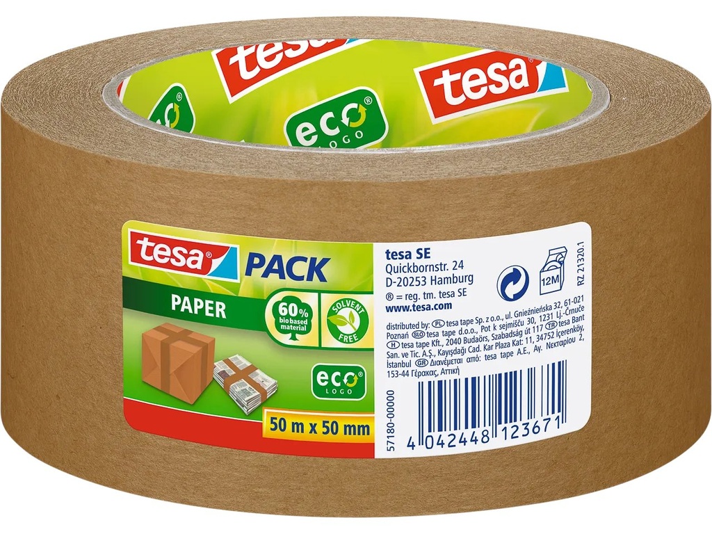 [903573440066] TESA 57180-00000-03 TESA Paper packing tape