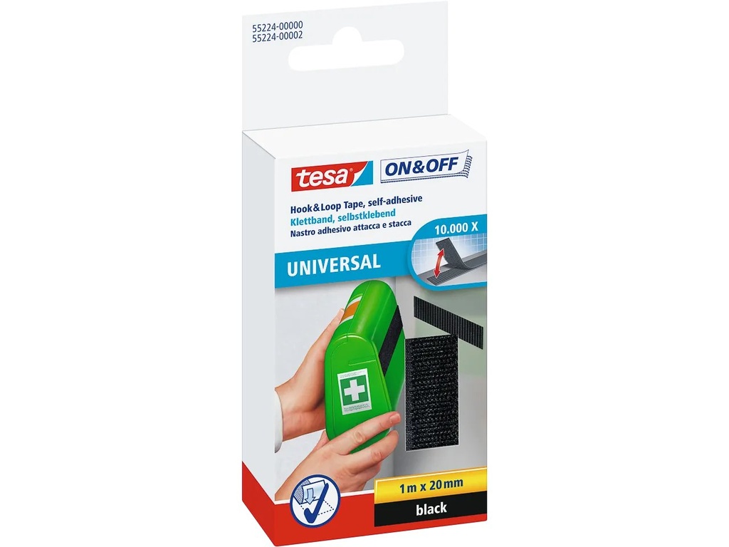 [903573440086] TESA 55224-00000-02 TESA On+Off velcro tape